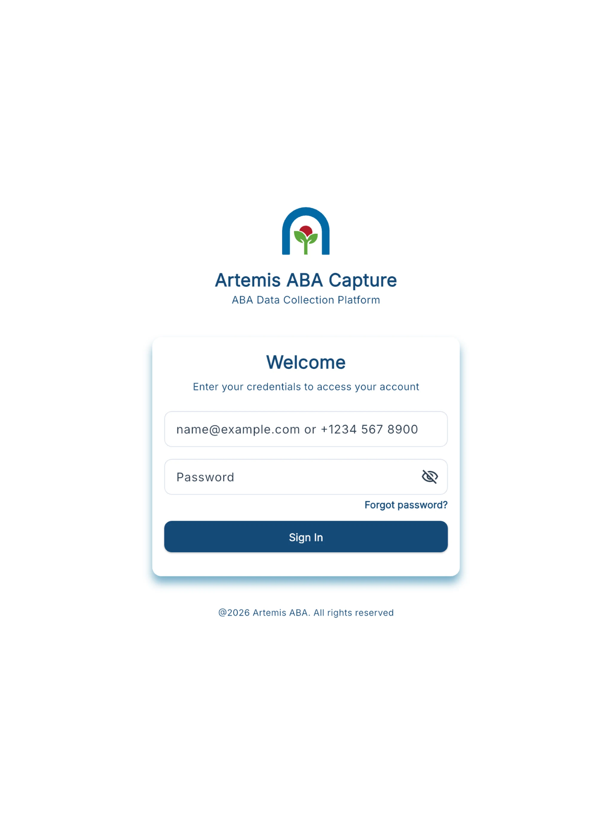 Artemis ABA Capture screenshot